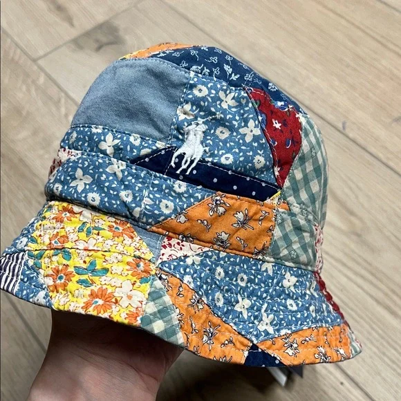 Polo by Ralph Lauren Kids Multicolor Patchwork Hat - Picture 4 of 6